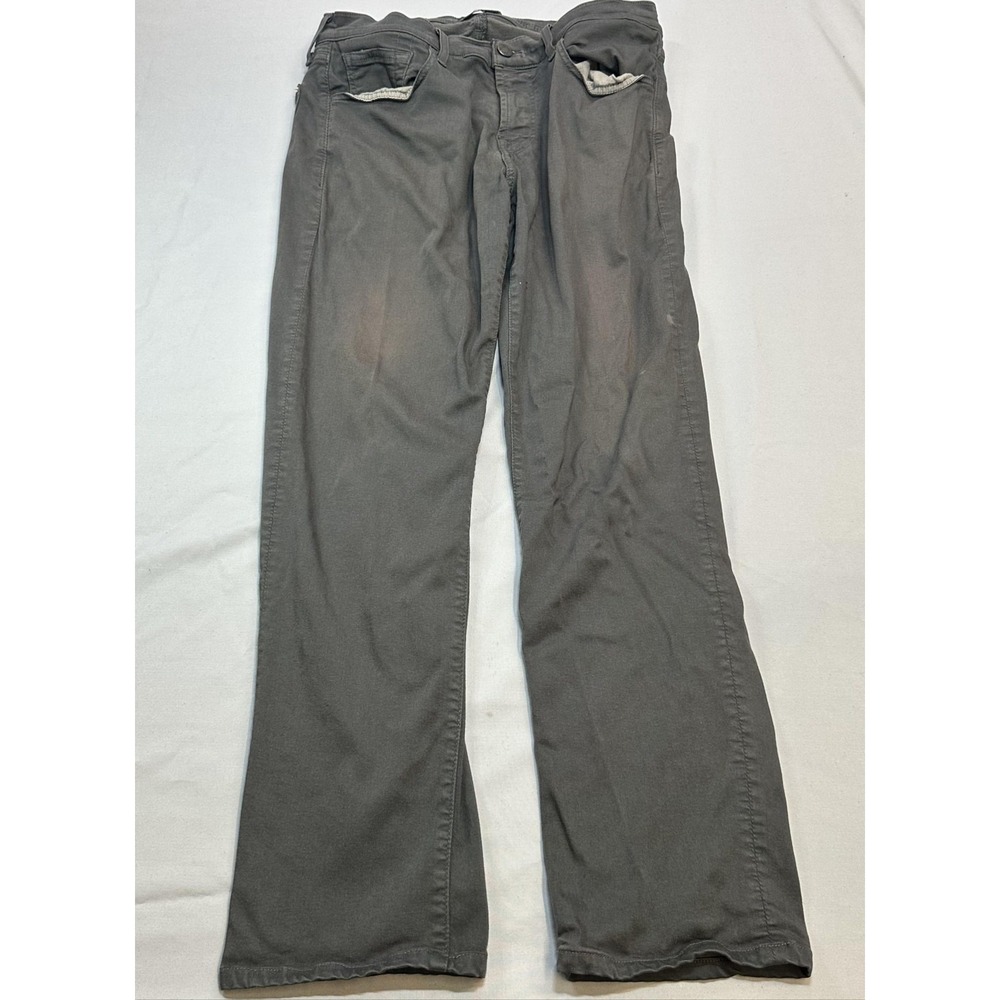 7 For All Mankind Pants Mens 33x29 Gray Chino Luxe Sport Slimmy Casual